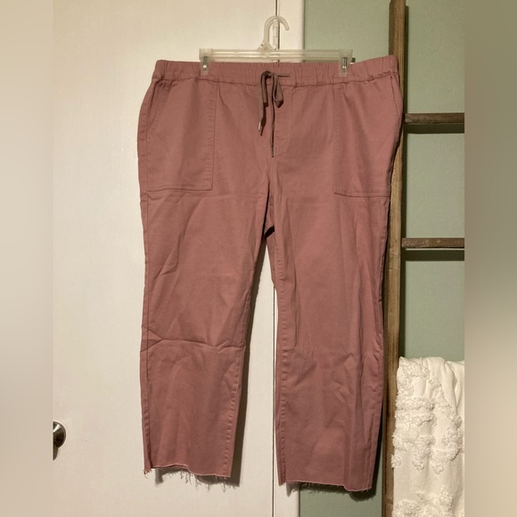 NWT Mauve Straight Leg Crop Pants size 3XL - Picture 1 of 5